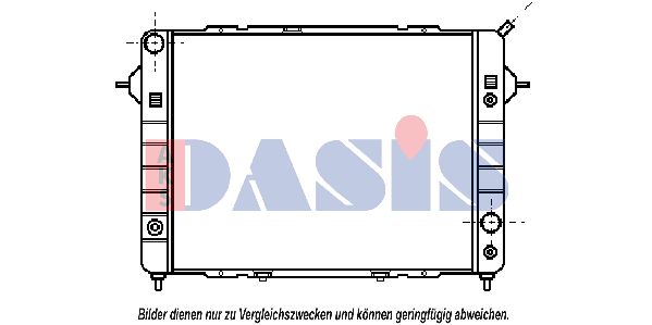 AKS DASIS Jäähdytin,moottorin jäähdytys 150039N